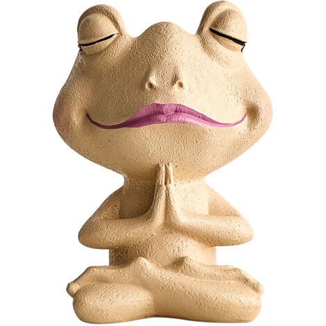 Cache-pot grenouille design couleur khaki, vase décoratif jardin personnalisé, pot de fleur original.