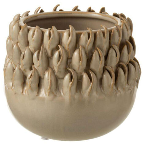 Cache-Pot "Ibiza Céramique" 16cm Naturel