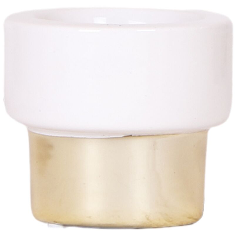 Exotenherz - Cache-pot Lush Gold - le luxe en blanc et or - adapté aux pots de 6cm