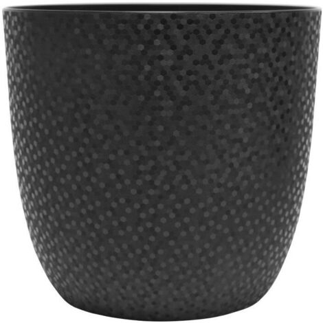 Cache-pot OPALE Ø 29,5 cm - Volume 14,8 L - Nero