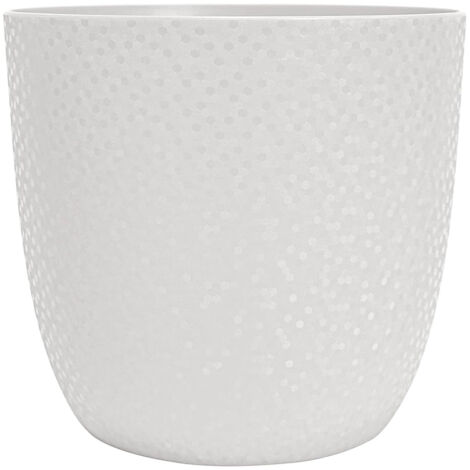 Cache-pot OPALE Blanc ivoire, 12,5 x 15 cm, 1,3 L - EDA