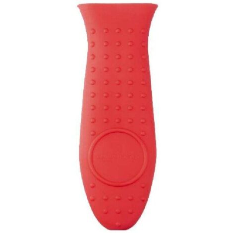 Cache-pot rectangulaire en silicone rouge