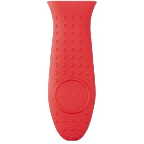 Cache-pot rectangulaire en silicone rouge