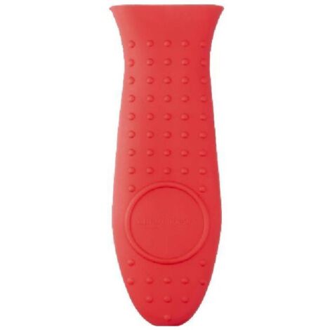 Cache-pot rectangulaire en silicone rouge
