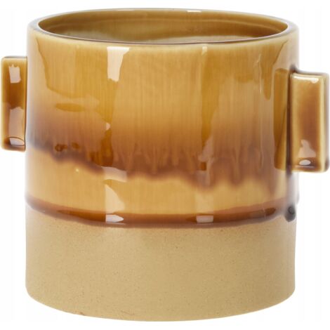 Cache-pot rond en céramique 13,8 x 14 cm