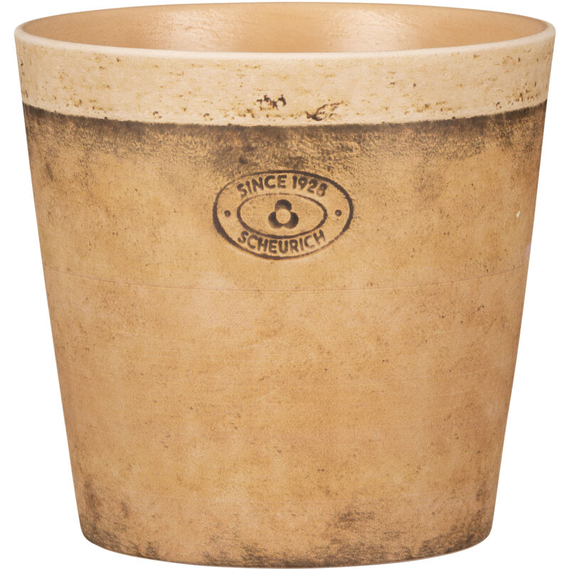 Toscana, pot de fleurs en céramique, couleur : Toscana Luminoso, 19 cm de diamètre, 15.2 cm de hauteur, 3.2 l vol. - Scheurich