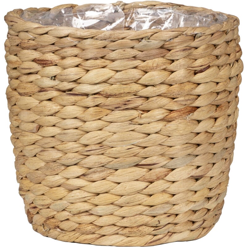 Water hyacinth 23, vase en osier/pot pour plantes en osier/pot en osier en Water hyacinth couleur : Nature, 23 cm de diamètre, 19.5 cm de hauteur,