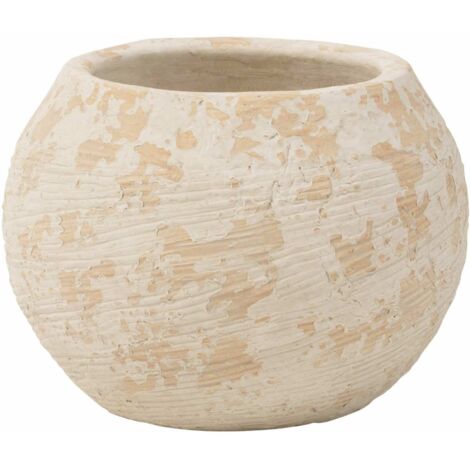 Cache-pot Simla en Argile - Crème, Ivoire