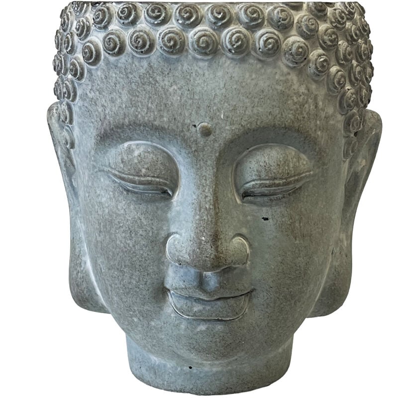 Zen Et Ethnique - Cache pot tête de Bouddha