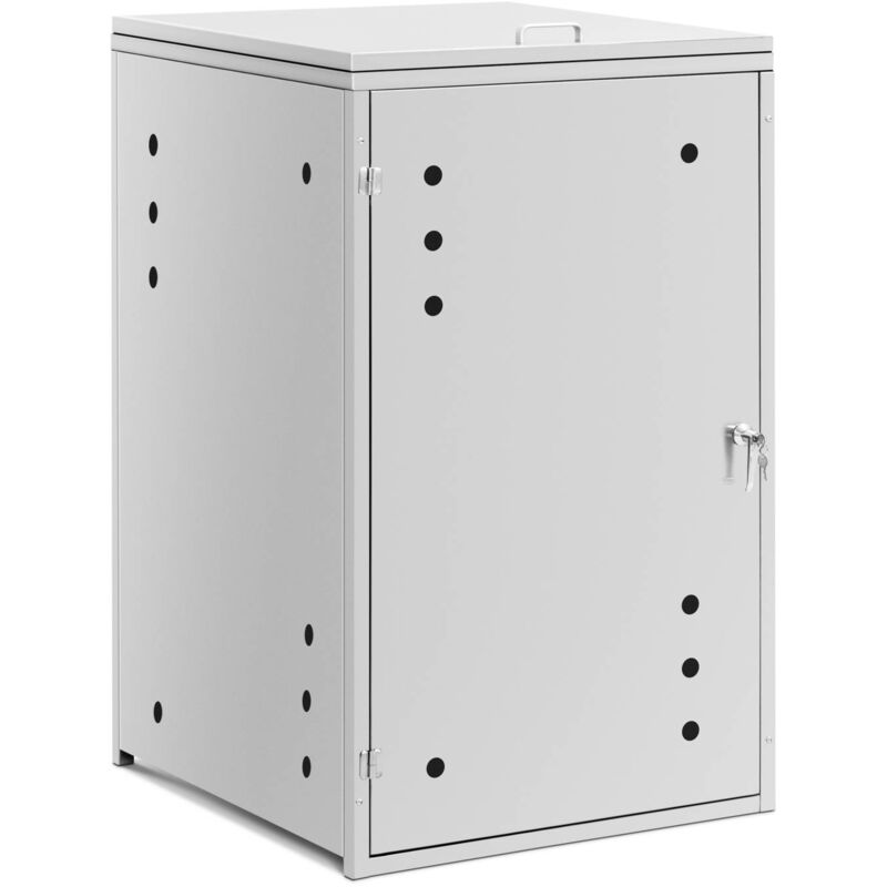 Cache-poubelle 240 l Trous d'aération - Habillage de poubelle Abri à poubelle
