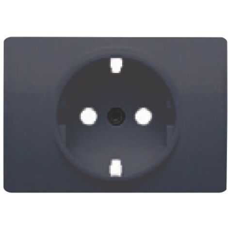 Cache pour embase 2P + TT GRIS LAVA BJC Coral 21724-GL