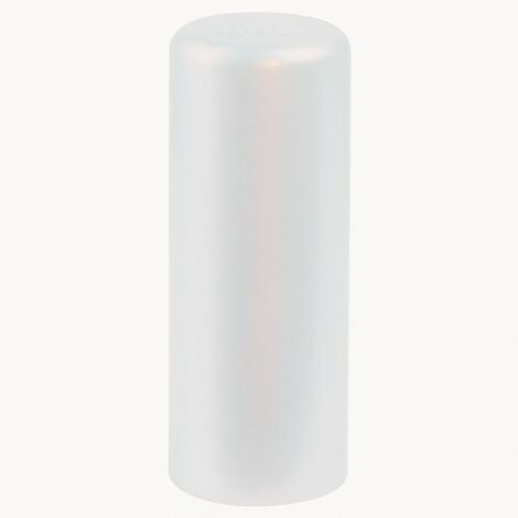 cache pour paumelle universelle, dimension 18x46mm, plastique blanc, monin & cie, ref.630160