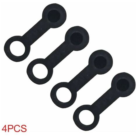 Cache-Poussière 4pièces Moto Vis Véhicule Accessoire Caoutchouc Carter Étrier de Frein Voiture 8mm Capuchon Purge.