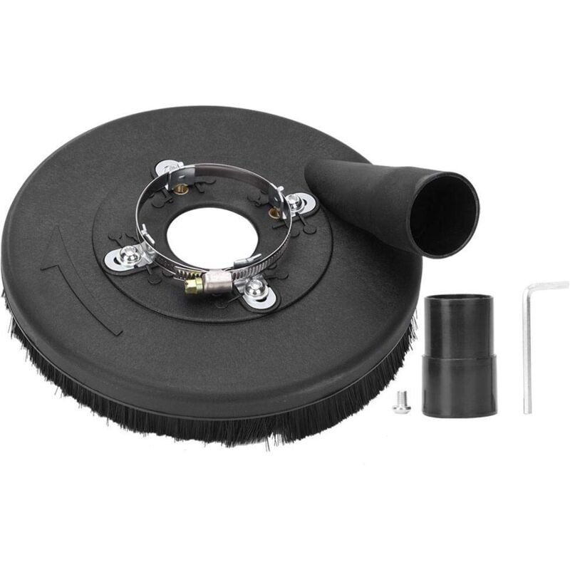 Cache-Poussière pour Meuleuse d'Angle, Couvercle de Protection pour Collecteur de Poussière de Broyage à Sec de 7 Pouces pour Broyeur de Béton de