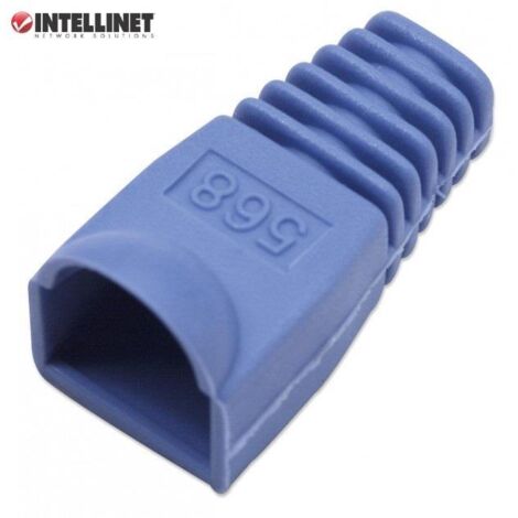 Cache-raccords RJ45 Intellinet, lot de 10, bleu