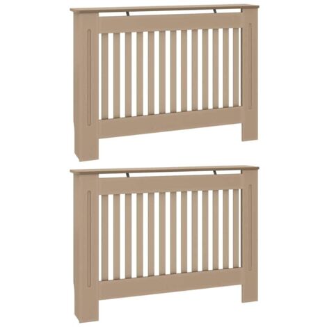Cache-Radiateur 2 pcs Marron 205 x 20.5 x 81.5 cm CFW65749