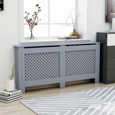 Cache-radiateur anthracite 172x19x81,5 cm MDF vidaXL