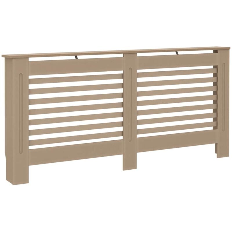 Vidaxl - Couverture du radiateur brun dans mdf Différentes tailles Horizontal Slat Taille : 172x19x81 cm