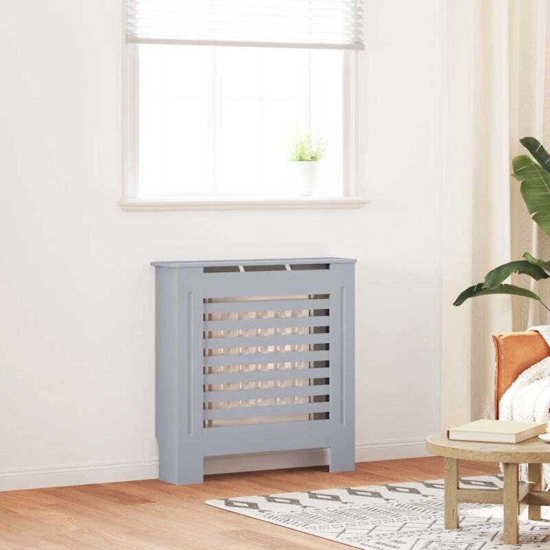 Vidaxl - Cache-radiateur mdf Gris 78 cm