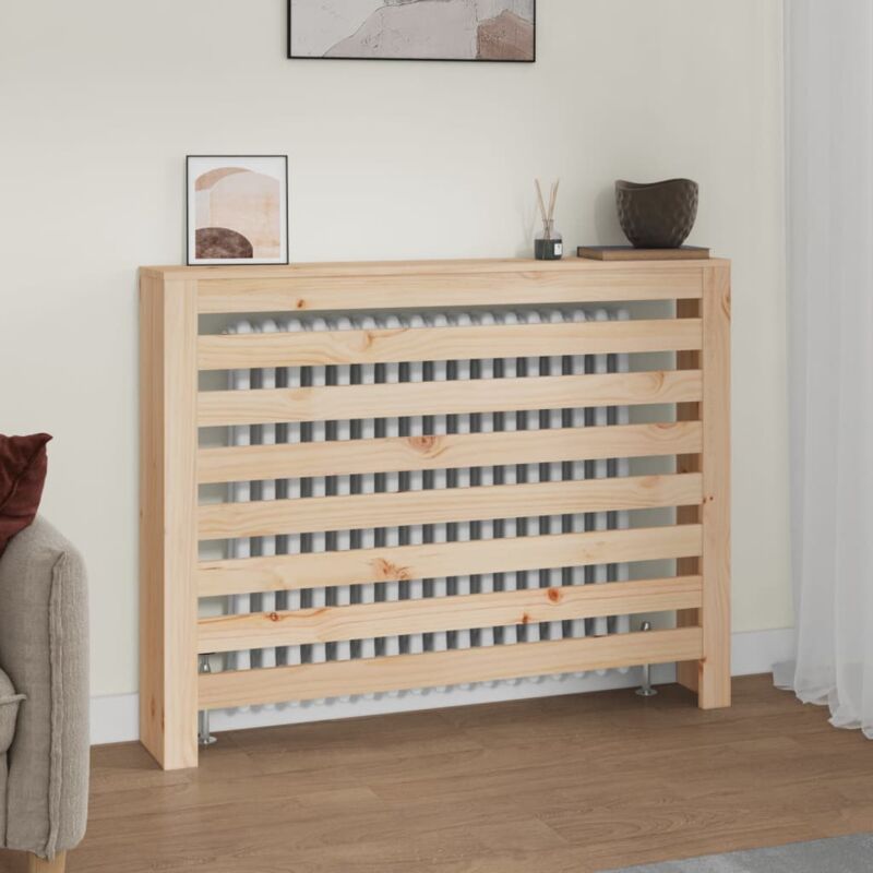 Vidaxl - Cache-radiateur 108,5x19x84 cm Bois massif de pin