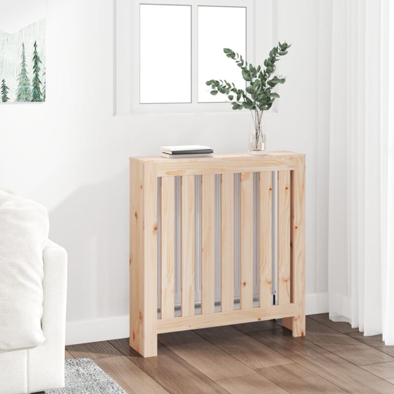 Cache-radiateur 79,5x19x84 cm Bois massif de pin Vidaxl