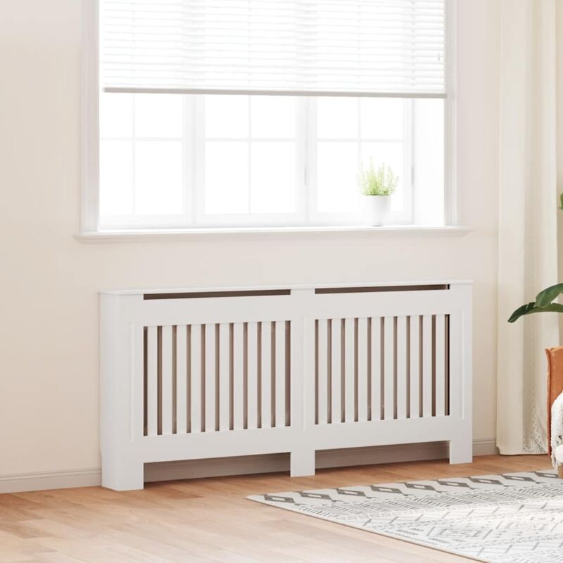 Cache-radiateur Blanc mdf 172 cm