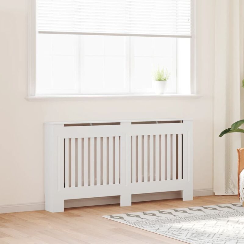 Cache-radiateur 152 cm mdf Blanc