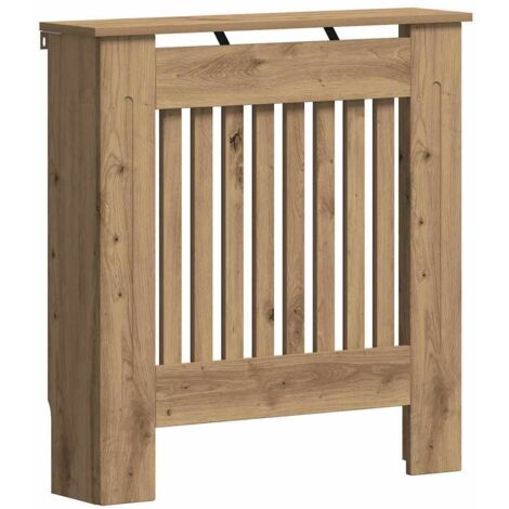 Cache-Radiateur ChĂŞne artisanal 78 x 19 x 81,5 cm CFW37419