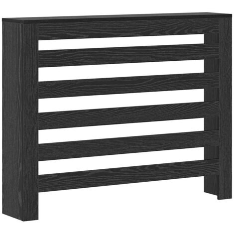Cache-Radiateur Chêne noir 104 x 20 x 82 cm Bois d'ingénierie CFW59386