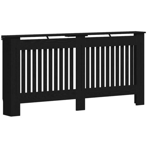 Cache-Radiateur Chêne noir 172 x 19 x 81,5 cm Bois d'ingénierie CFW75023