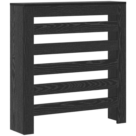 Cache-Radiateur Chêne noir 78 x 20 x 82 cm Bois d'ingénierie CFW18887