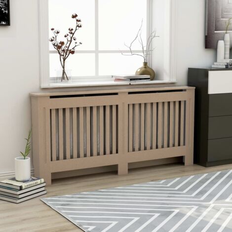 Cache radiateur Contemporain - Couverture de Radiateur 172x19x81 cm MDF Chic-197704