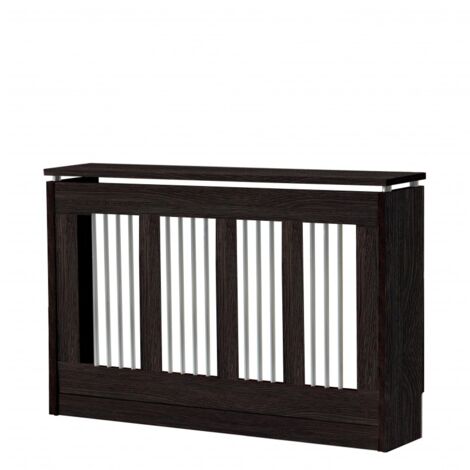 Cache-radiateur Cristian 3121 TOPKIT largeur 120 cm Grand Cache-radiateur élégant Wengué