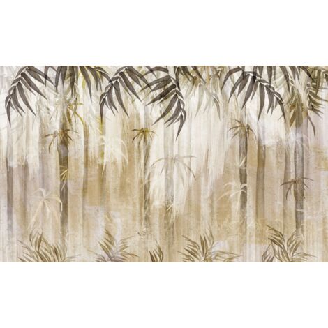 Cache radiateur décoratif Cache radiateur Feuilles beige 60x100cm