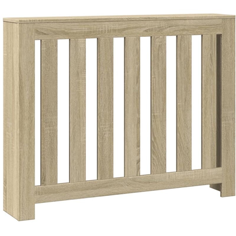 Vidaxl - Cache-radiateur chêne sonoma 104x20x82 cm bois d'ingénierie