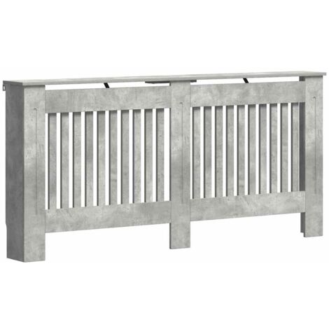 Cache-Radiateur Gris béton 172 x 19 x 81,5 cm Bois d'ingénierie CFW79404