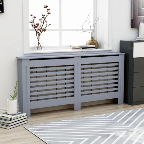 Cache radiateur Pièce Radiateur - Anthracite 172x19x81 cm MDF BV305438 - BonneVie