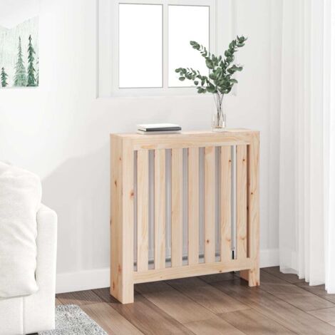 Cache radiateurs Contemporain - Couverture de Radiateur 79,5x19x84 cm Bois massif de pin Chic-736767