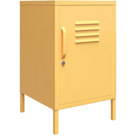 Cache Revêtement en poudre pour table d'appoint en métal jaune