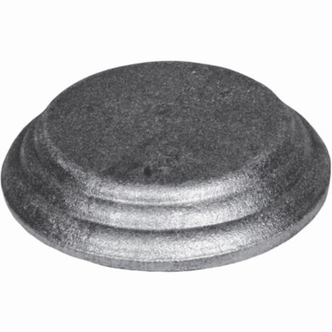 Cache scellement rond pour poteau de départ - diamètre 80mm hauteur 20mm - Fer forgé - À souder - DECO FER FORGE