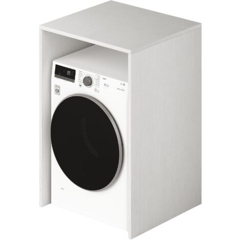 Cache-sèche-linge coloris blanc H105x71x65cm