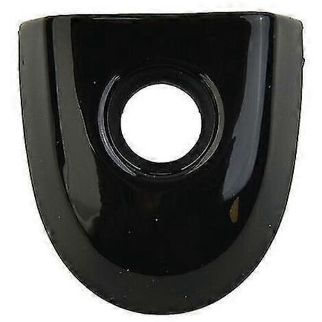 Cache-serrure de porte avec trou de serrure, en fibre de carbone, noir et blanc, compatible avec Nissan Juke et Micra (référence 806441kk0d). Accessoires auto - Protection de serrure de porte - Noir.