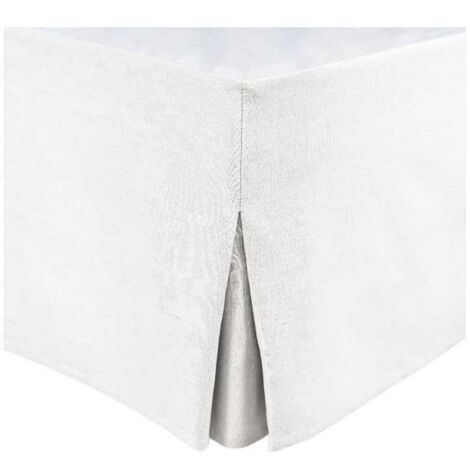 Cache-sommier Home Linge Passion 160 x 200 cm + 30 cm Blanco 100% algodón