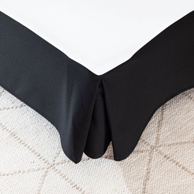 Cache-sommier intégral noir 90x190