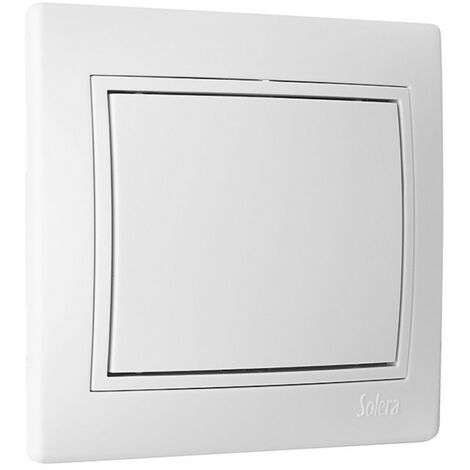 Cache store encastrable blanc série Europa Solera ERP75U