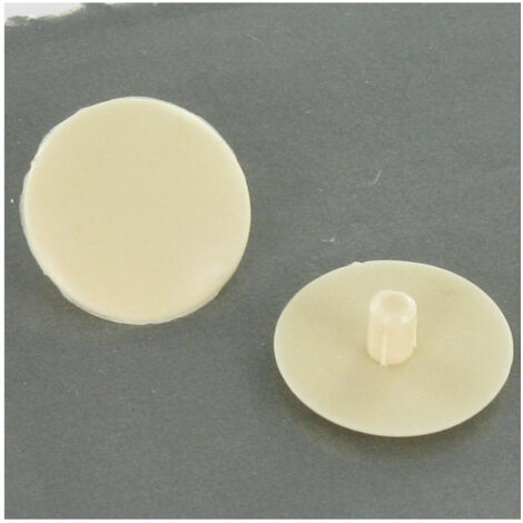 Cache tête de vis Polyéthylène Diamètre de tête: 12 DT 3 Longueur 7.5 RAL1015 ivoire clair