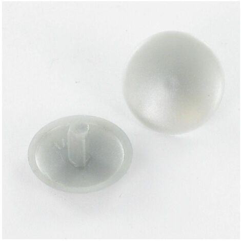 Cache tête de vis Polyéthylène Diamètre de tête: 15 DT 3 Longueur 6 RAL9006 aluminium blanc