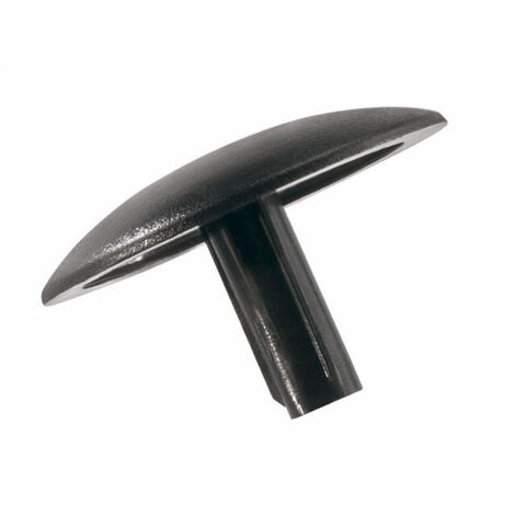 Cache tête Plastique 15/3 Longueur 7 Gris RAL7016 gris anthracite-1 pièce