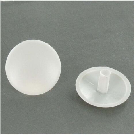 Cache tête Plastique Diamètre de tête: 12 DT 3 Longueur 6 RAL7035 gris clair-10 pièces