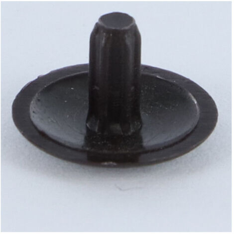 Cache tête Plastique Diamètre de tête: 12 DT 3 Longueur 6.5 RAL8022-1 pièce